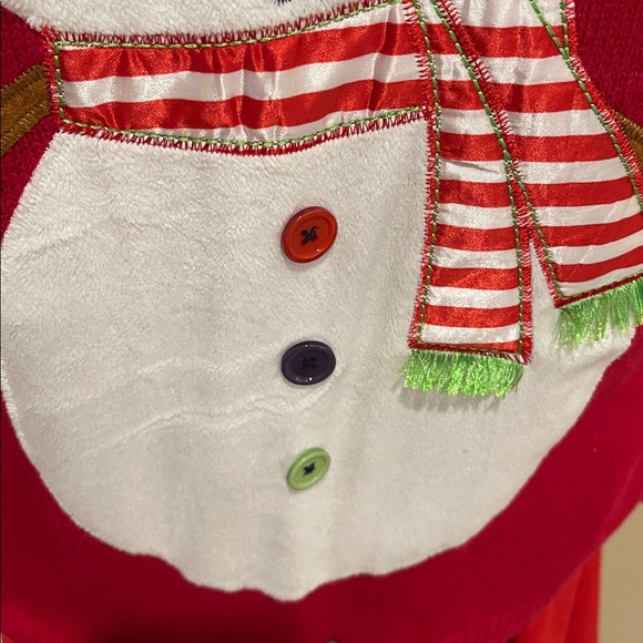 Festive Red Snowman Ugly Christmas Sweater XXL - Picture 4 of 8